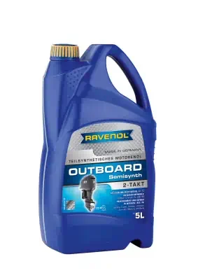 Масло Ravenol Outboardoel 2T Teilsynth полусинтетическое 5л