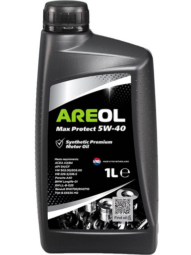 Масло моторное AREOL Max Protect 5/40 API SN/CF ACEA A3/B4