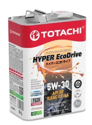 Масло TOTACHI 5/30 HYPER ECODRIVE GF-6A SP синтетическое 4 л