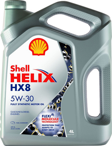 Масло моторное Shell Helix HX8 Synthetic 5/30 API SL/CF