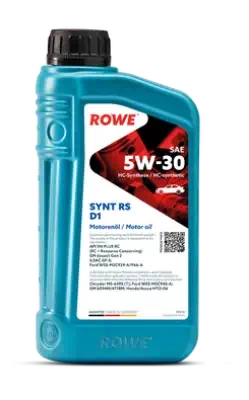 Масло моторное ROWE HIGHTEC SYNT RS D1 5W-30 SP/SN PLUS ,ILSAC GF-5/-6A, WSS-M2C929-A/946-A, GM dexos1 Gen 2 синтетическое 1л