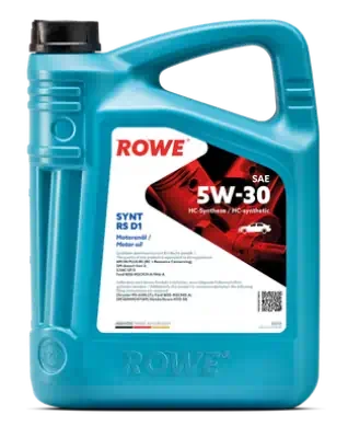 Масло моторное ROWE HIGHTEC SYNT RS D1 5W-30 SP/SN PLUS ,ILSAC GF-5/-6A, WSS-M2C929-A/946-A, GM dexos1 Gen 2 синтетическое 5л