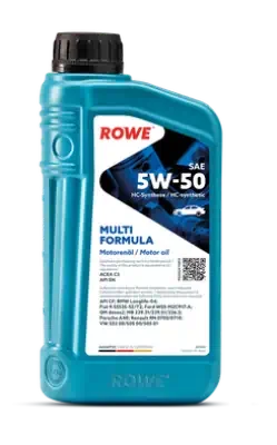 Масло моторное ROWE HIGHTEC MULTI FORMULA C3,API SNAPI CF,BMW Longlife-04 5W-50 синтетическое 1л