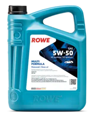 Масло моторное ROWE HIGHTEC MULTI FORMULA C3,API SNAPI CF,BMW Longlife-04 5W-50 синтетическое 5л