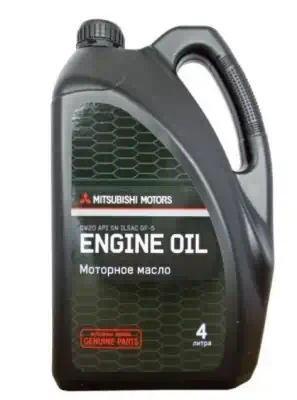 Масло моторное Mitsubishi 0W-20 ENGINE OIL SM синтетическое 4л