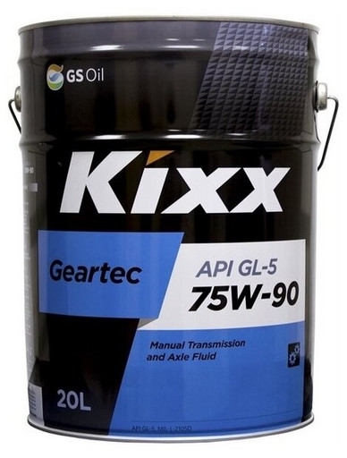 Масло трансмиссионное KIXX Geartec 80/90 GL-5