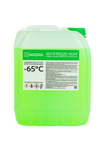 Антифриз MAGNA HOAT Standard Engine Coolant G-11 Green -65