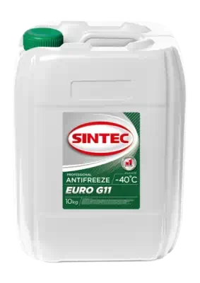 Антифриз Sintec Euro зеленый G11 (-40) 10 кг