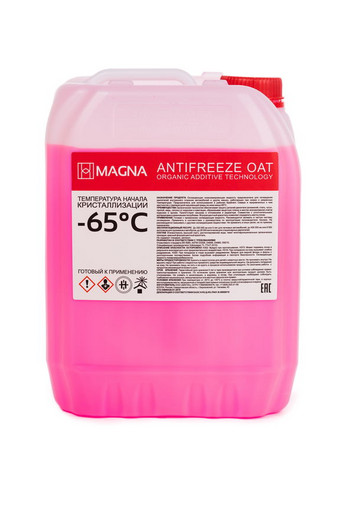 Антифриз MAGNA OAT Standard Engine Coolant G-12 Red -65