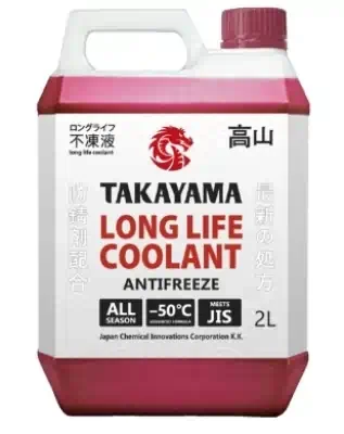 Антифриз Takayama Long Life Coolant красный -50C 2 кг