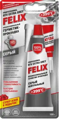 Герметик прокладка Felix серый 100 г