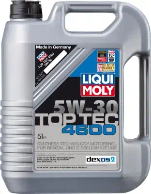 Масло моторное LiquiMoly 5W-30 Top Tec 4600 НС синтетическое SN/CF C2/C3 5л