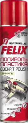 Полироль пластика Felix Ваниль 400 мл.аэрозоль