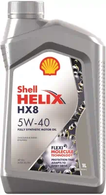 Масло моторное Shell 5W-40 Helix HX8 Syn 1л