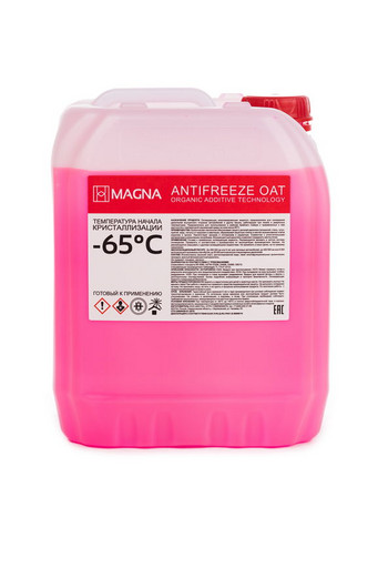 Антифриз MAGNA OAT Standard Engine Coolant G-12 Red -65