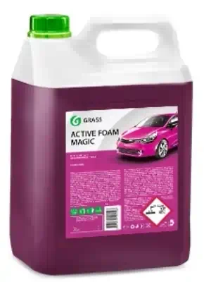 Автошампунь для б/мойки Grass Active Foam Magic активная пена 6 кг