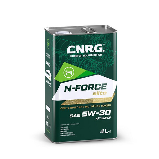 Масло моторное C.N.R.G. N-Force Elite 5/30 API SM/CF ACEA  A3/B4