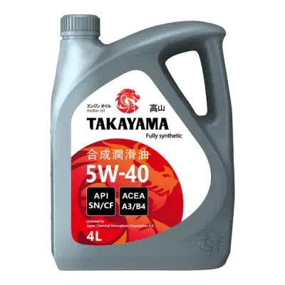 Масло моторное Takayama 5W-40 API SN/СF синтетическое пластик 4л