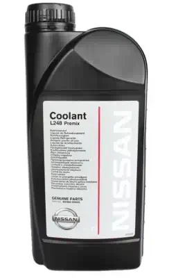 Антифриз Nissan Coolant L248 Premix зеленый 1 кг -35C