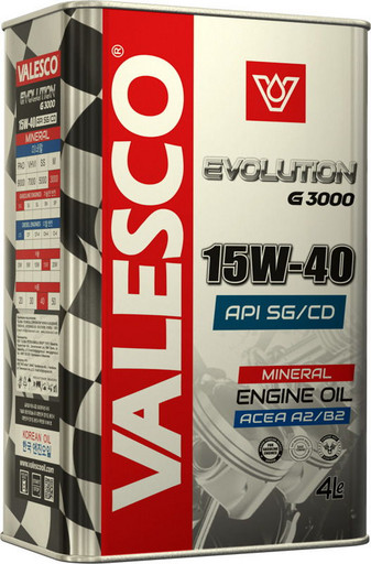 Масло моторное Valesco Evolution G 3000 15/40 API SG/CD