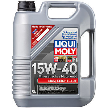 Масло моторное Liqui Moly MoS2 LeichtLauf 15/40 API SL/CF