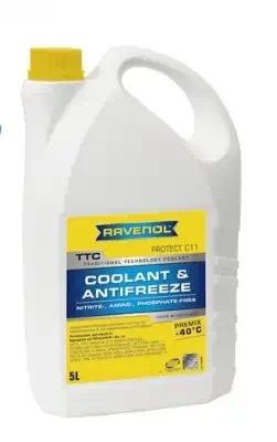 Антифриз Ravenol желто-зеленый TTC Protect C11 Premix (-40°) 5 кг