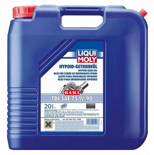 Масло трансмиссионное Liqui Moly Hypoid-Getriebeoil TDL 75/90 API GL-4/GL-5/MT-1