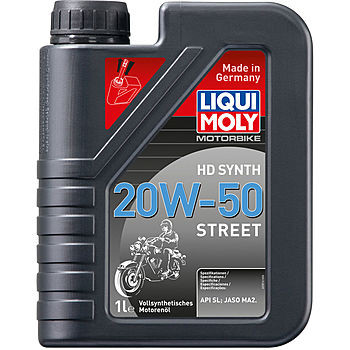 Масло моторное Liqui Moly Motorbike HD Synth Street 20/50 API SN Plus