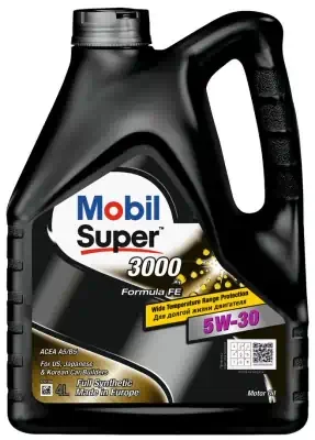 Масло моторное Mobil 5W-30 3000 Super F-FE синтетическое 4л