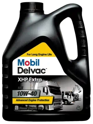 Масло моторное Mobil 10W-40 Delvac XHP Extra дизель синтетическое 4л