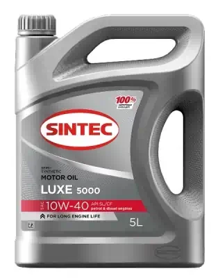 Масло моторное Sintec 10W-40 Luxe 5000 SL/CF п/синтетическое 5л