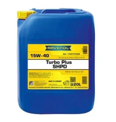 Масло моторное Ravenol 15W-40 Turbo plus SHPD A3/B4/E7 CL-4 Plus/SL минеральное 20л