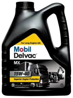 Масло моторное Mobil 15W-40 Delvac MX дизель минеральное 4л