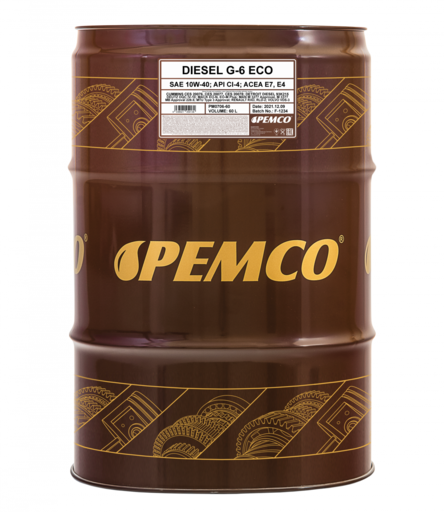 Масло моторное Pemco Diesel G-6 UHPD Eco 10/40 API CI-4 ACEA E4/E7