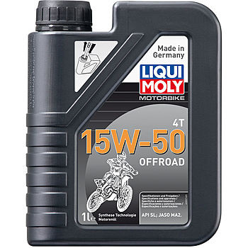 Масло моторное Liqui Moly Motorbike 4T Offroad 15/50 API SN Plus