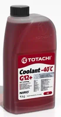 Антифриз TOTACHI NIRO COOLANT -40 C красный G12+ 1 кг