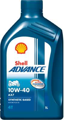 Масло моторное Shell Advance 4T AX7 10/40 API SL