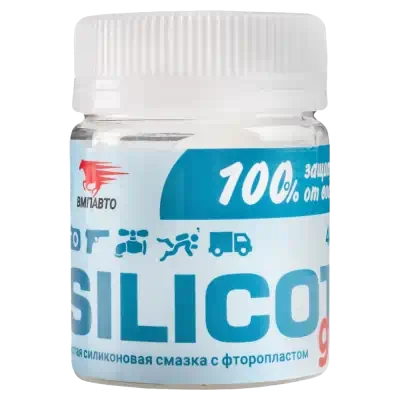 Смазка термовлагостойкая ВМПАВТО Silicot Ge с фторопластом банка 40г