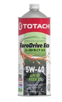 Масло Totachi 5W-40 EURODRIVE ECO Fully Synthetic синтетическое C3 SP 1л