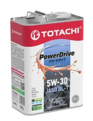 Масло Totachi 5W-30 Powerdrive Fully Synthetic синтетическое DL-1 4л