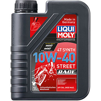 Масло моторное Liqui Moly Motorbike 4T Synth Street Race 10/40 API SN Plus