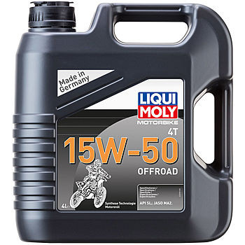 Масло моторное Liqui Moly Motorbike 4T Offroad 15/50 API SN Plus