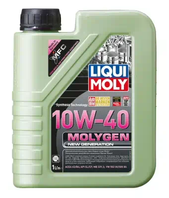 Масло моторное LiquiMoly 10W-40 Molygen синтетическое SL/CF А3/В4 1л