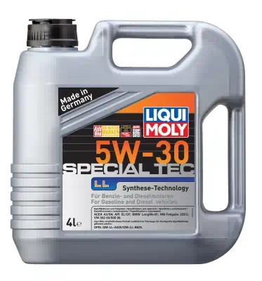 Масло моторное LiquiMoly 5W-30 Special Tec LL синтетическое SL/CF А3/В4 4л