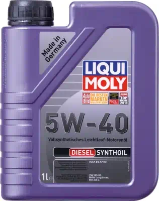 Масло моторное LiquiMoly 5W-40 Diesel Synthoil синтетическое CF В4 1л