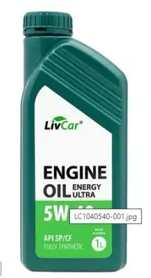 Масло Livcar 5/40 ENGINE OIL ENERGY ULTRA синтетическое SP/CF 1 л