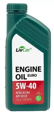 Масло Livcar 5/40 ENGINE OIL EURO синтетическое A3/B4 SP/CF 1 л