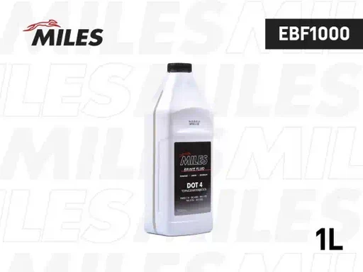 Жидкость тормозная Miles Dot-4 Brake Fluid 1 л