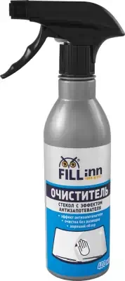 Очиститель стекол FILL Inn с антизапотевателем спрей 400 мл