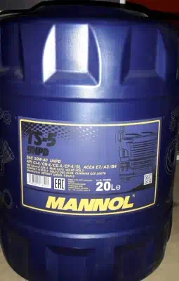 Масло моторное Mannol 10W-40 UHPD ТS-5 Truck Spec п/синтетическое 20л